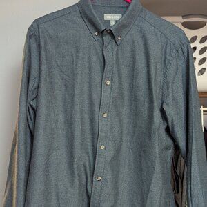 Men's Large Ash & Erie long sleeve buttondown casual shirt